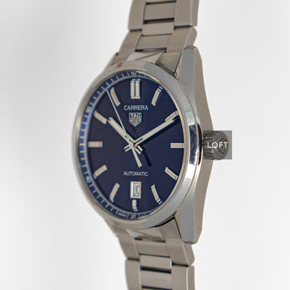 TAG Heuer Carrera Calibre 5 Automatic Blue Dial 39mm