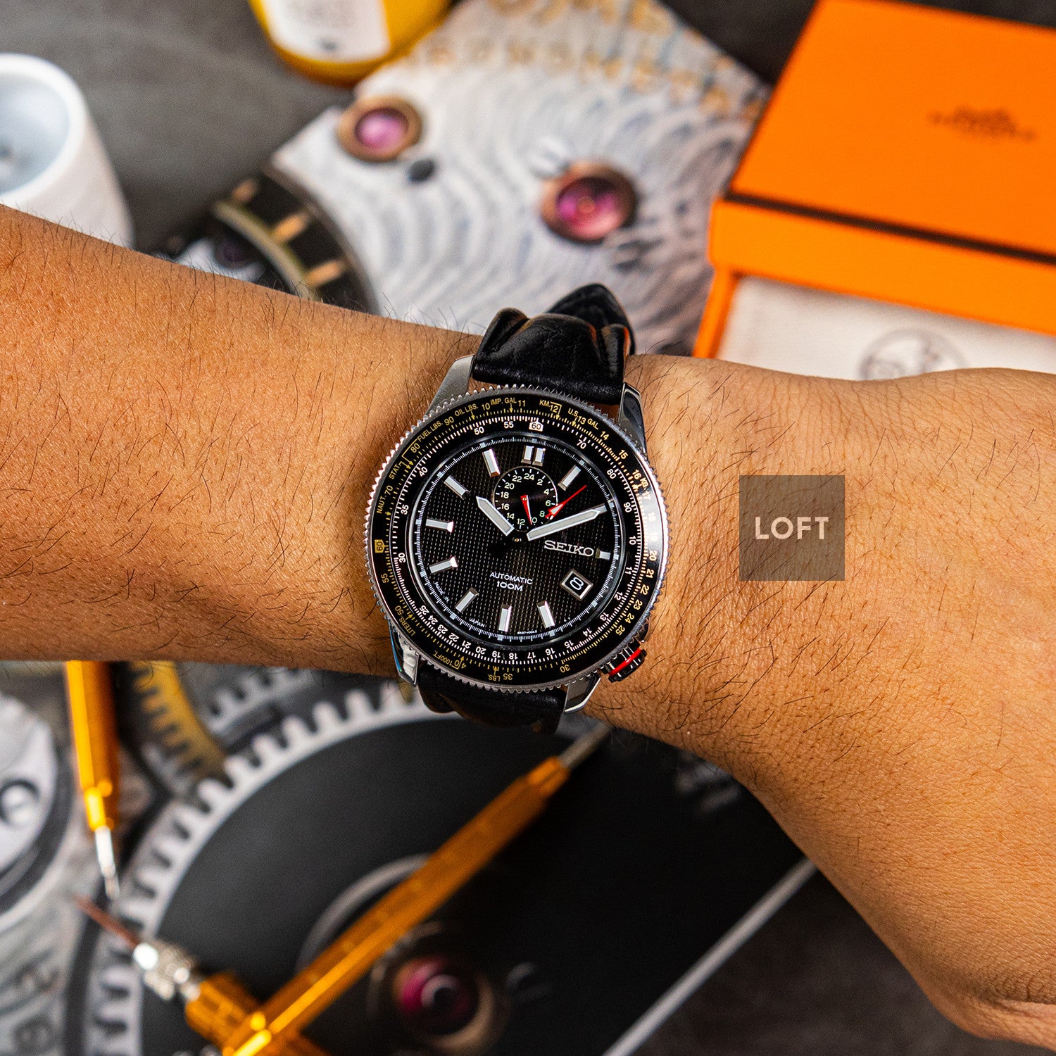 Seiko Superior SSA005K1 Automatic Black Dial 43mm