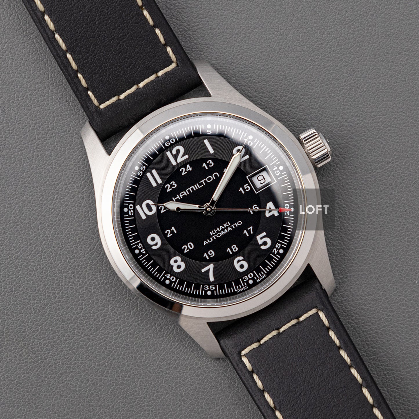 Hamilton Khaki Field Automatic Black Dial 38mm