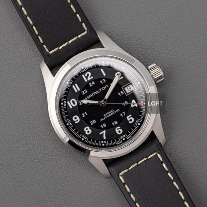 Hamilton Khaki Field Automatic Black Dial 38mm