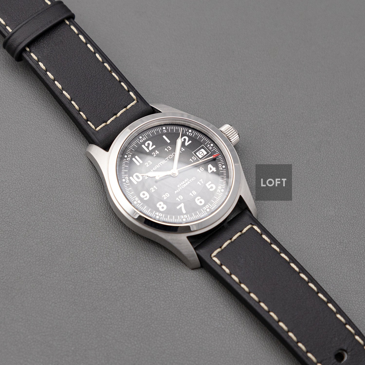 Hamilton Khaki Field Automatic Black Dial 38mm