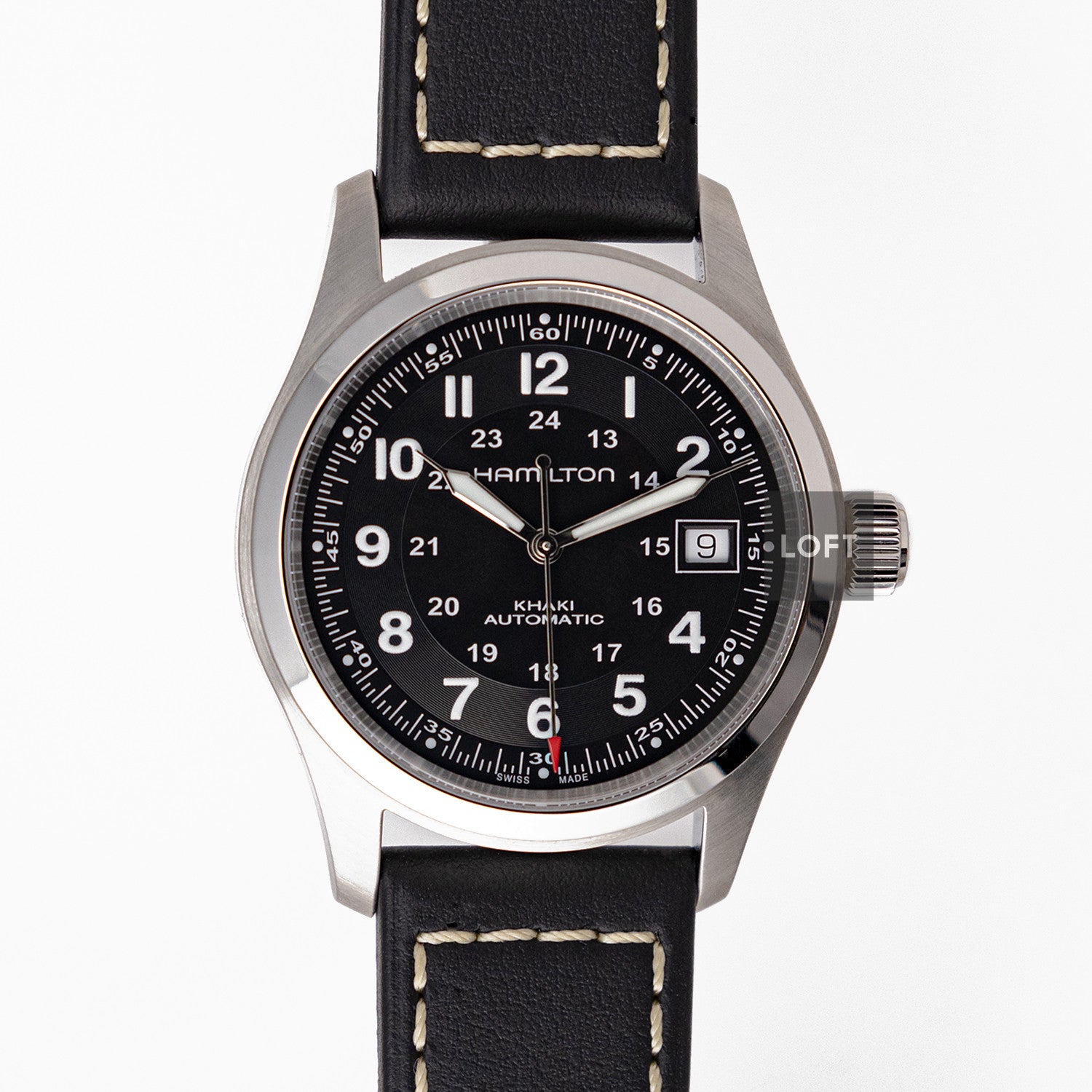 Hamilton Khaki Field Automatic Black Dial 38mm