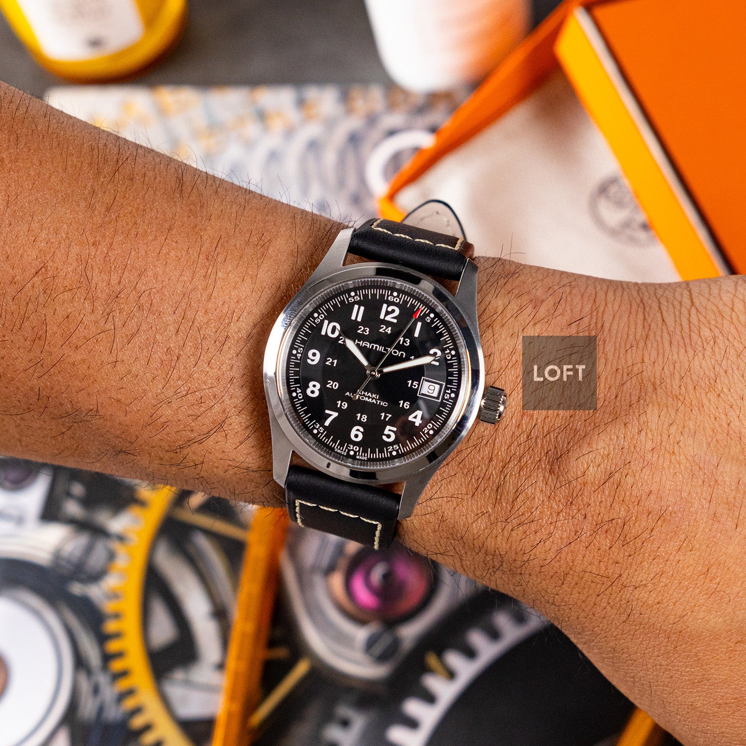 Hamilton Khaki Field Automatic Black Dial 38mm