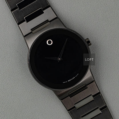 Movado Safiro 605899 Black PVD Quartz 38mm