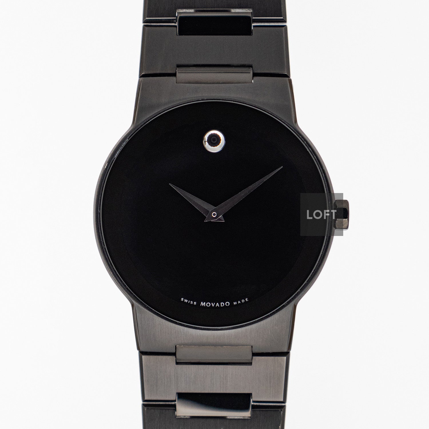 Movado Safiro 605899 Black PVD Quartz 38mm