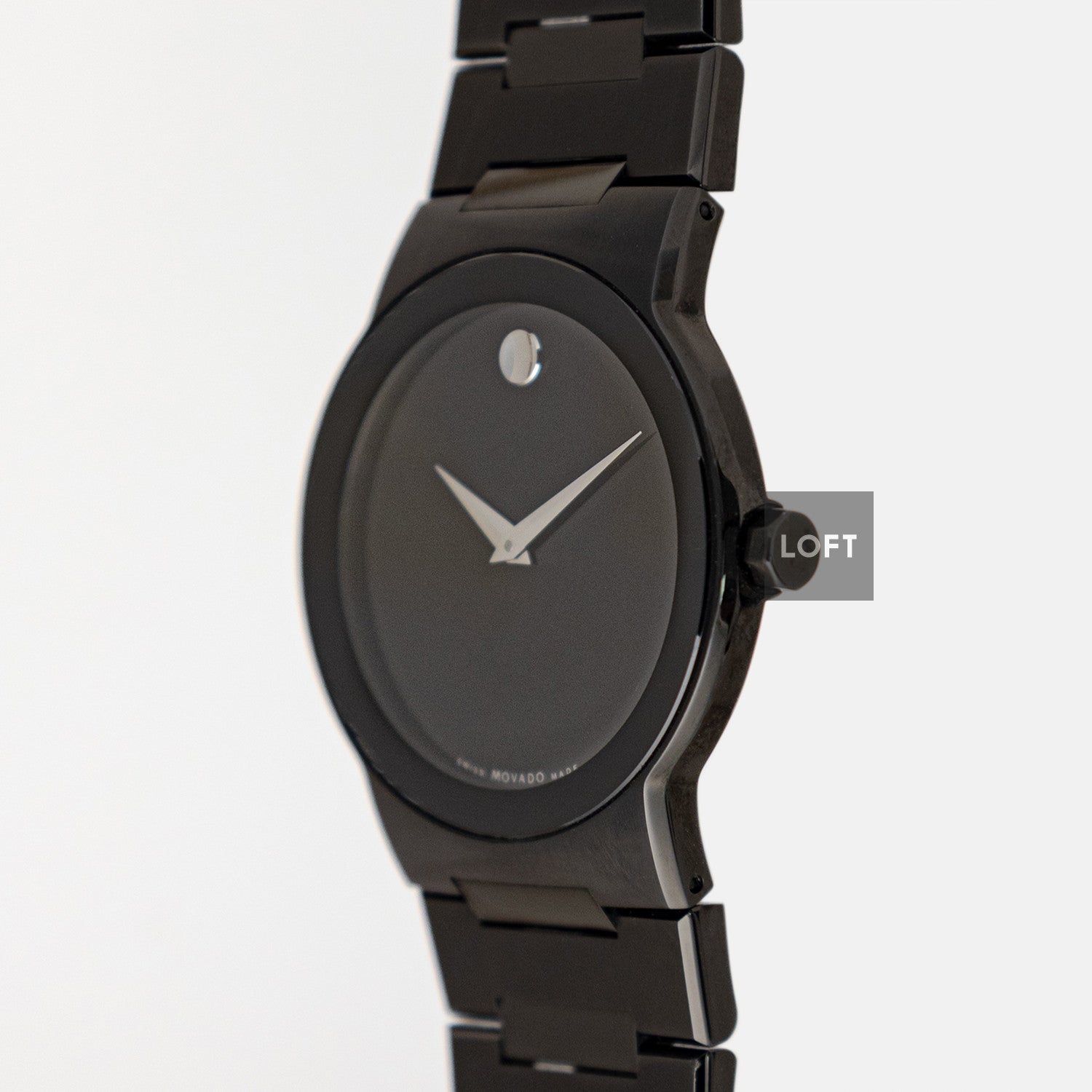 Movado Safiro 605899 Black PVD Quartz 38mm