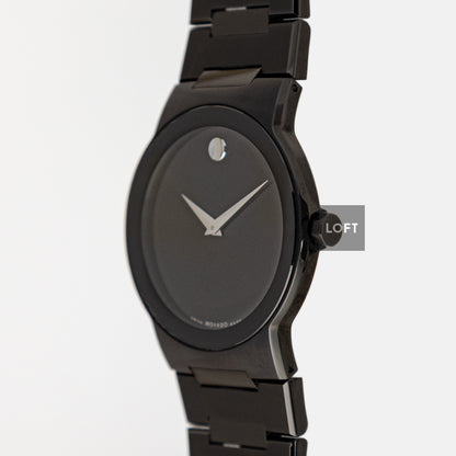 Movado Safiro 605899 Black PVD Quartz 38mm