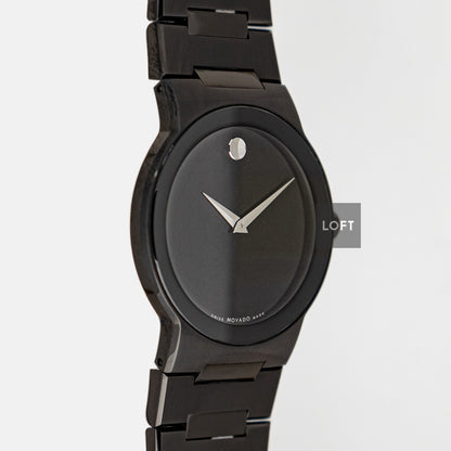 Movado Safiro 605899 Black PVD Quartz 38mm