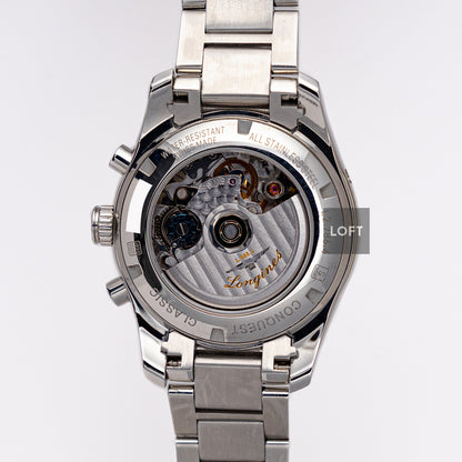 Longines Conquest Classic Chronograph Black 41mm
