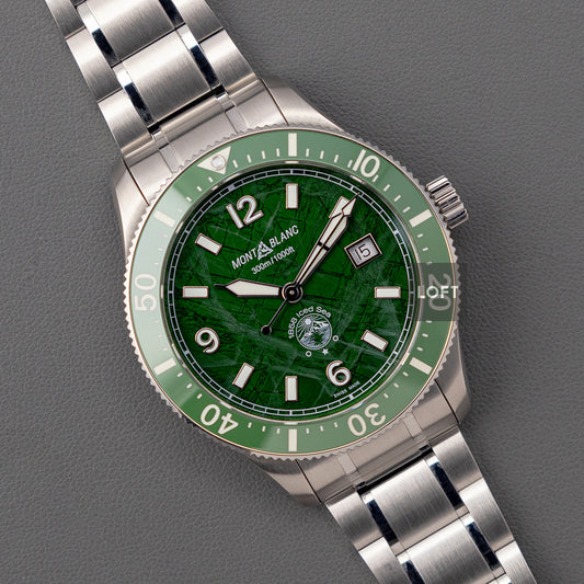 Montblanc Iced Sea Automatic Date Green Dial 41mm
