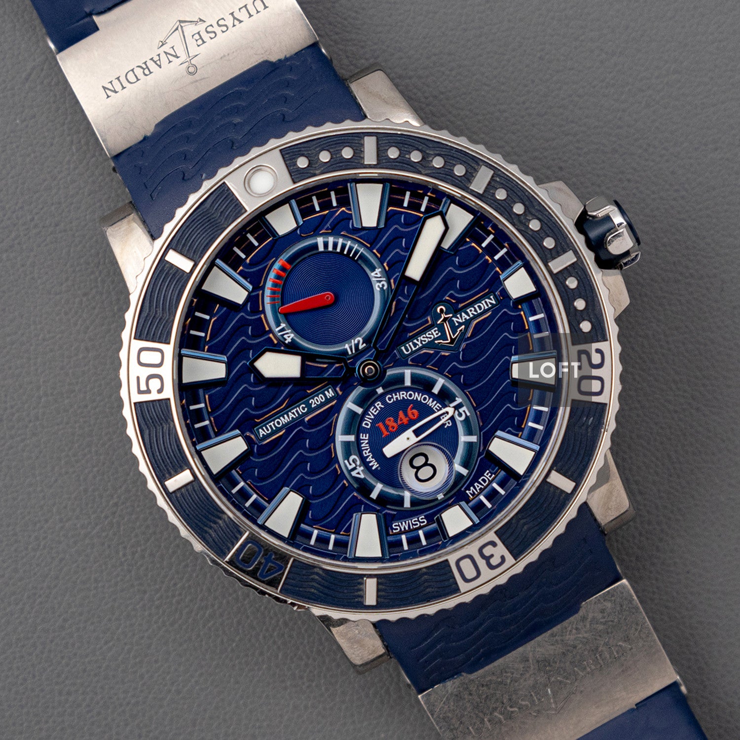 Ulysse Nardin Maxi Marine Diver Titanium Blue 45mm