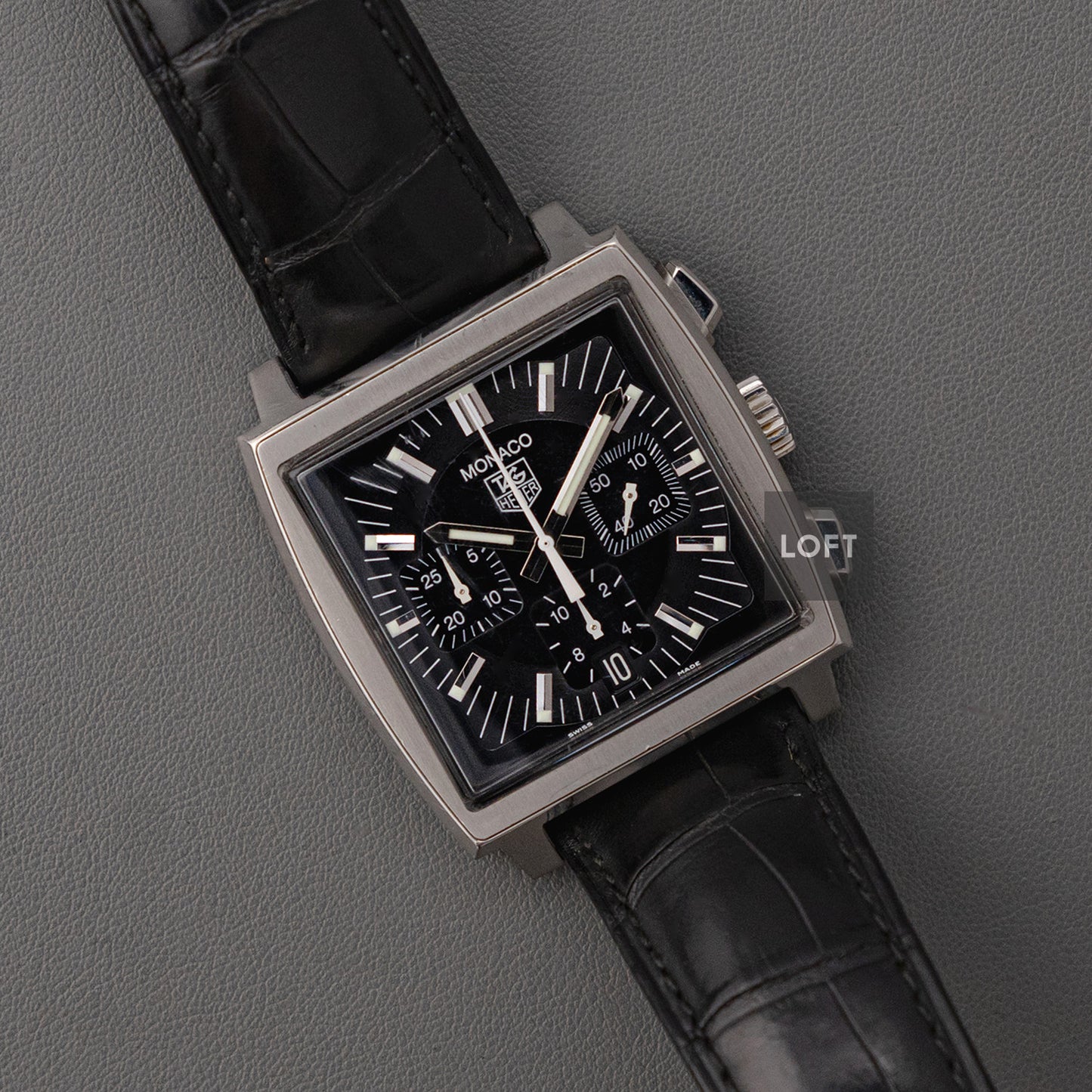 TAG Heuer Monaco Calibre 17 Chronograph Black 38mm