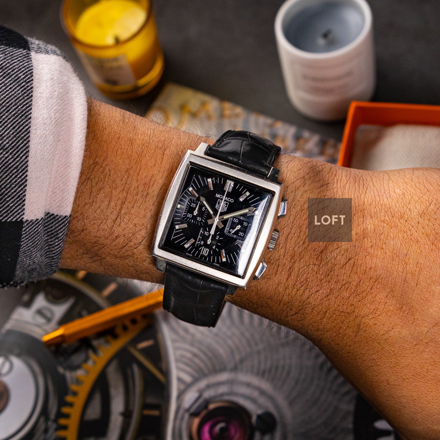 TAG Heuer Monaco Calibre 17 Chronograph Black 38mm