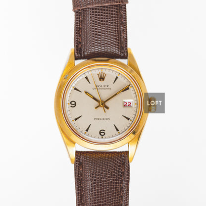 Rolex Oysterdate Precision 6694 Vintage Gold Plated 34mm