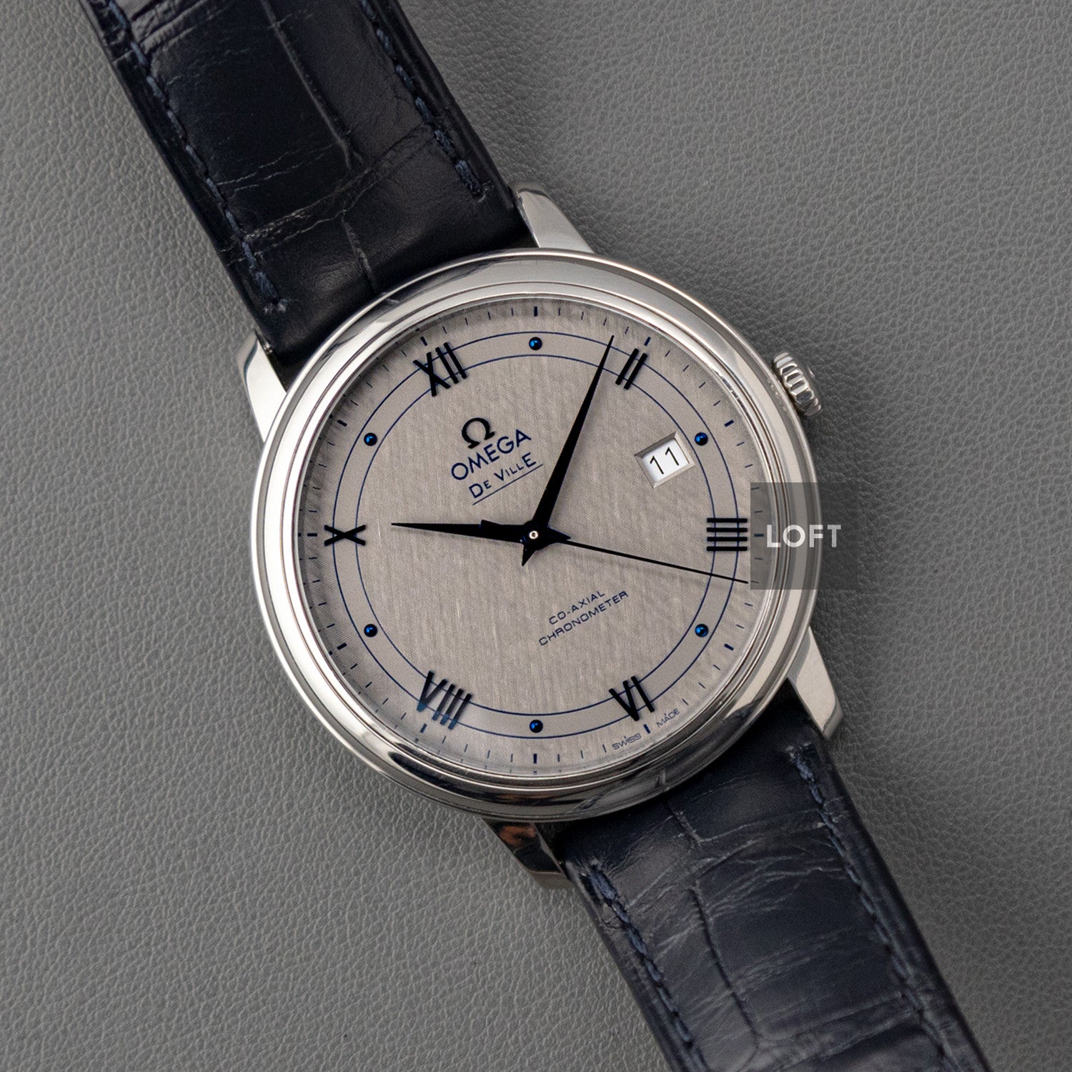 Omega De Ville Prestige Automatic Grey Dial 39.5mm
