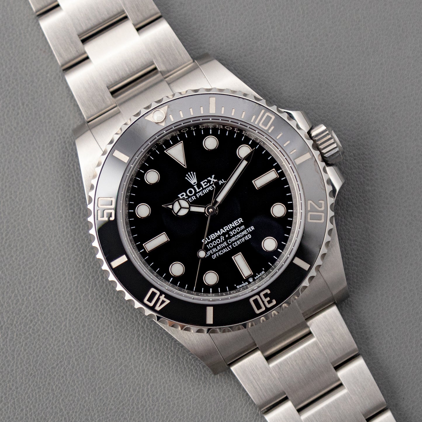 Rolex Submariner No Date 124060 Black Dial 41mm
