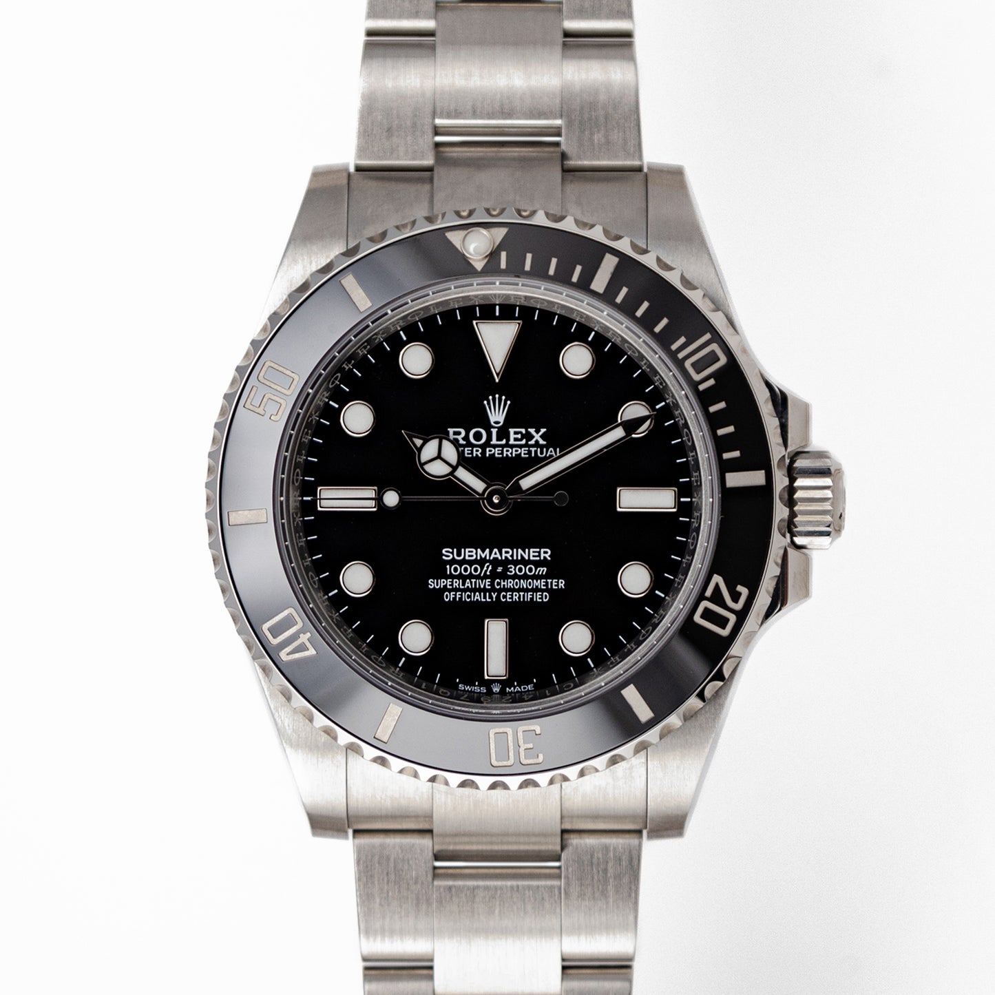 Rolex Submariner No Date 124060 Black Dial 41mm