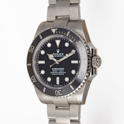 Rolex Submariner No Date 124060 Black Dial 41mm