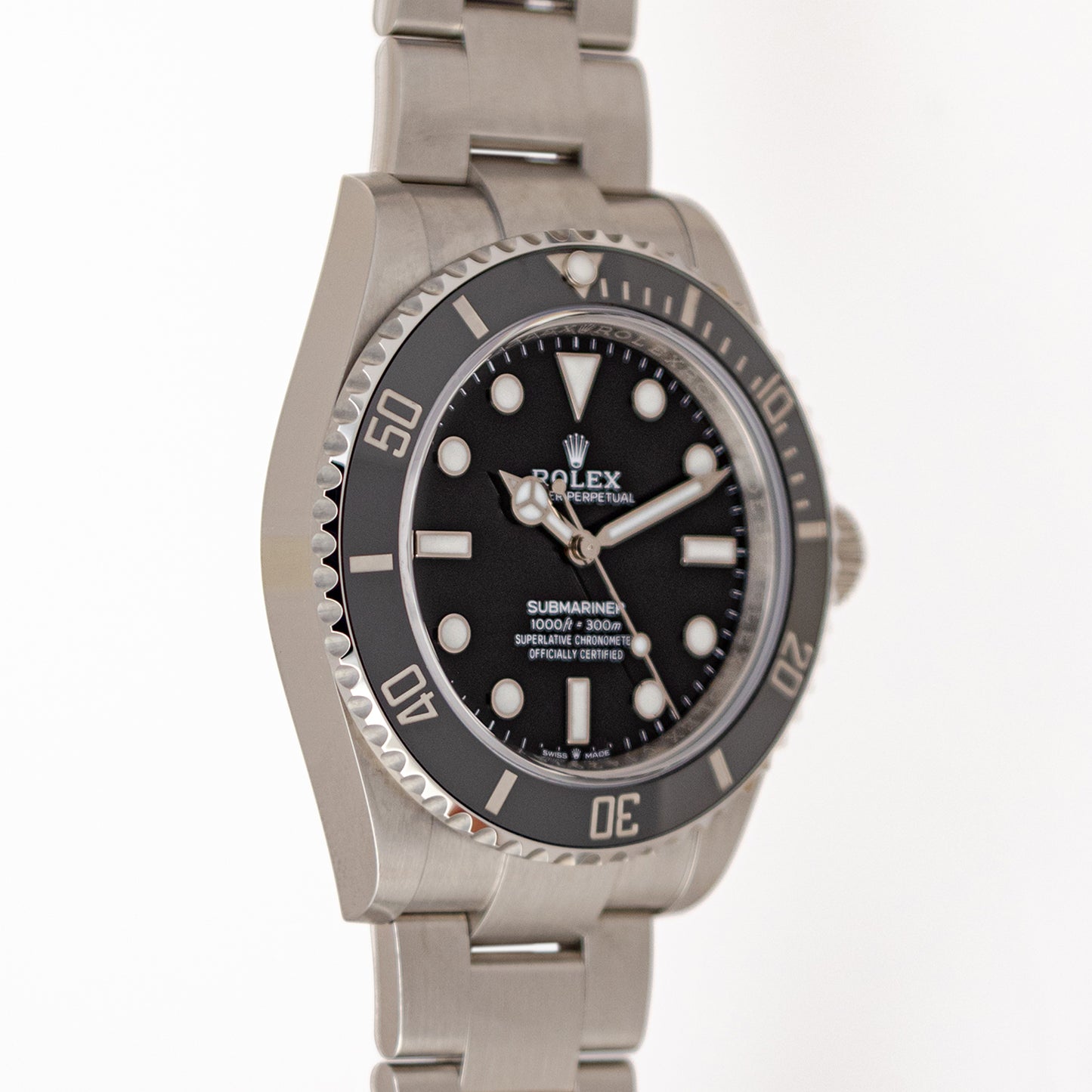 Rolex Submariner No Date 124060 Black Dial 41mm