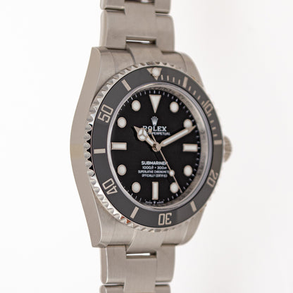 Rolex Submariner No Date 124060 Black Dial 41mm