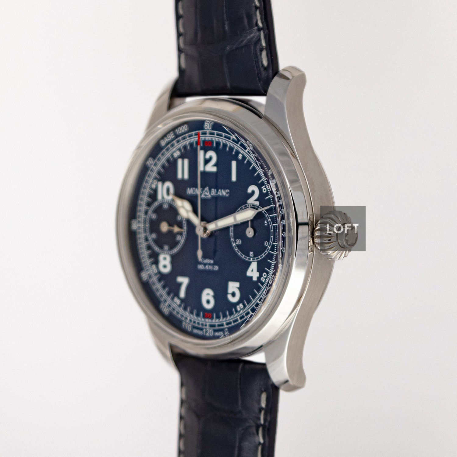 Montblanc 1858 Chronograph Tachymeter Blue 44mm