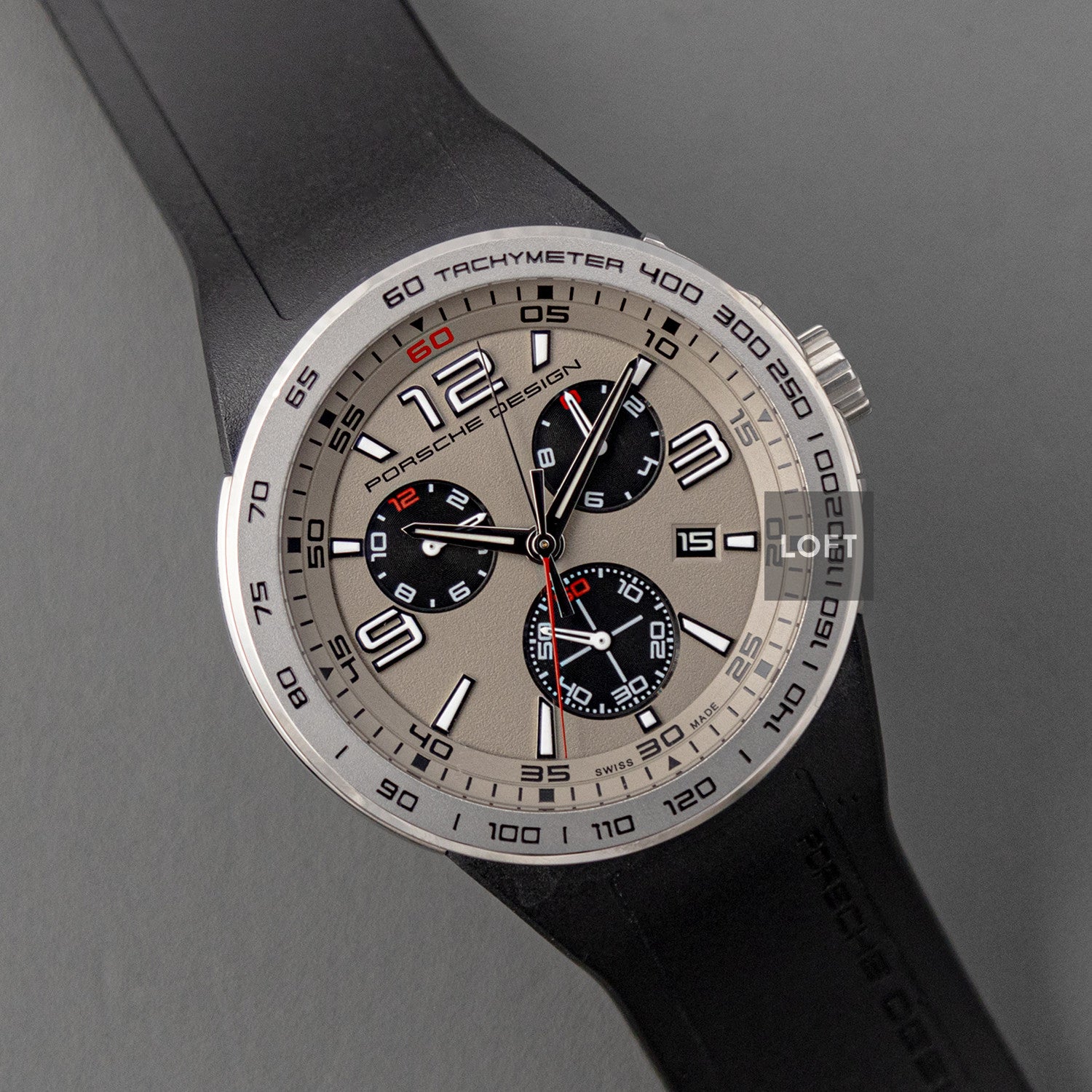 Porsche Design P6320 Flat Six Quartz Chronograph 44mm
