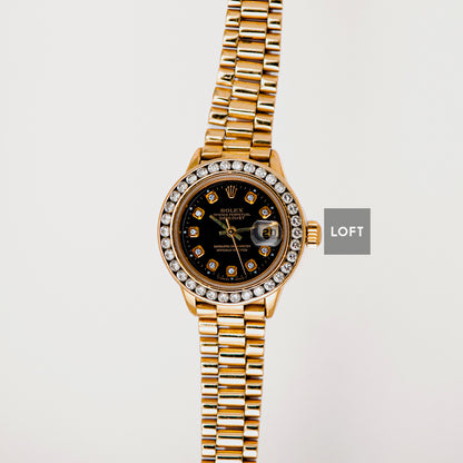 Rolex Datejust 6917 Presidential Yellow Gold Diamonds 26mm