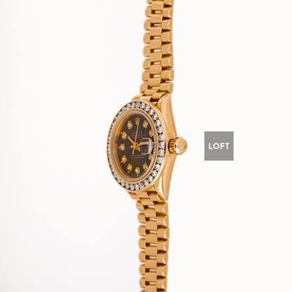 Rolex Datejust 6917 Presidential Yellow Gold Diamonds 26mm