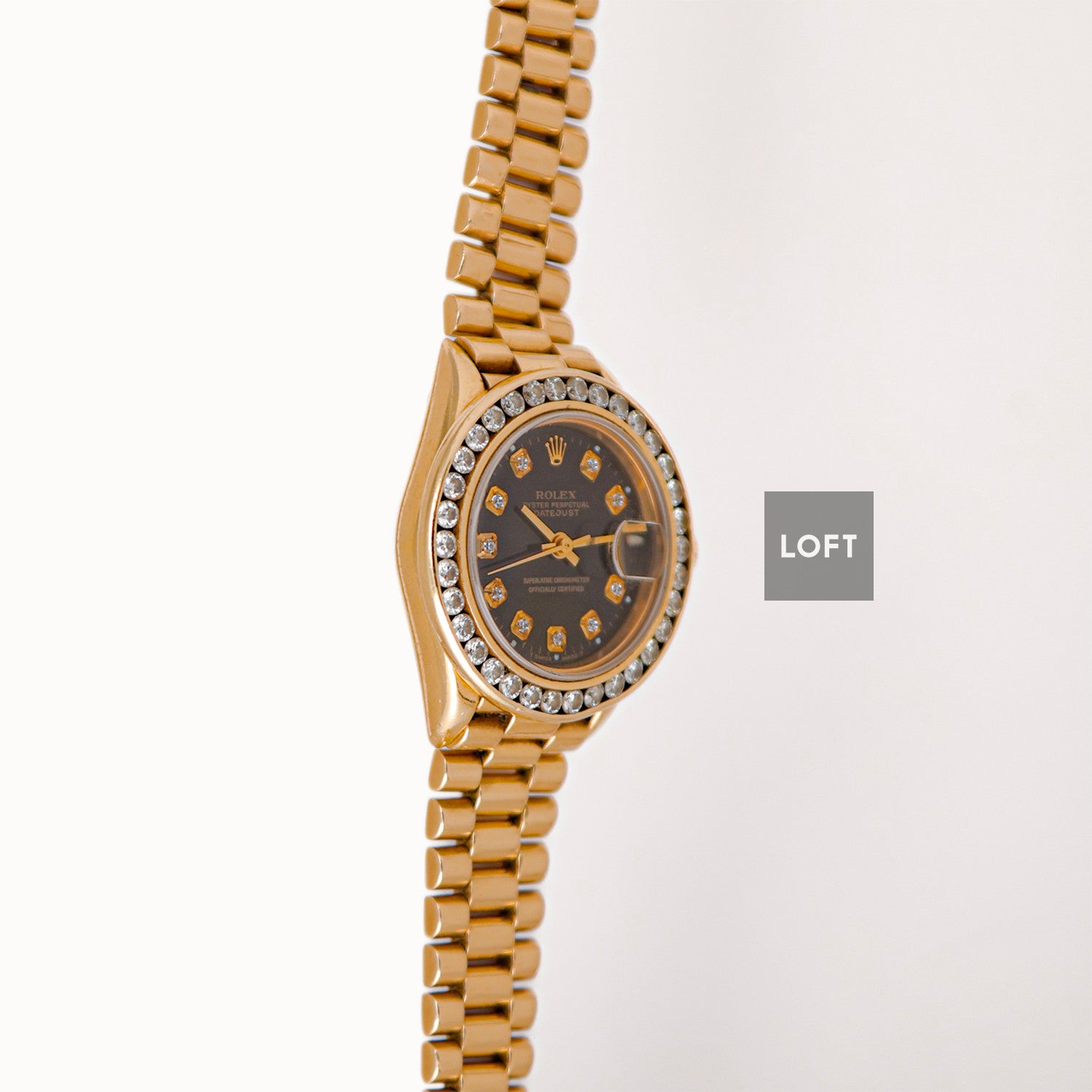 Rolex Datejust 6917 Presidential Yellow Gold Diamonds 26mm