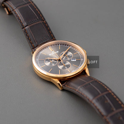 Edox Les Vauberts Chronograph Date Quartz 42mm