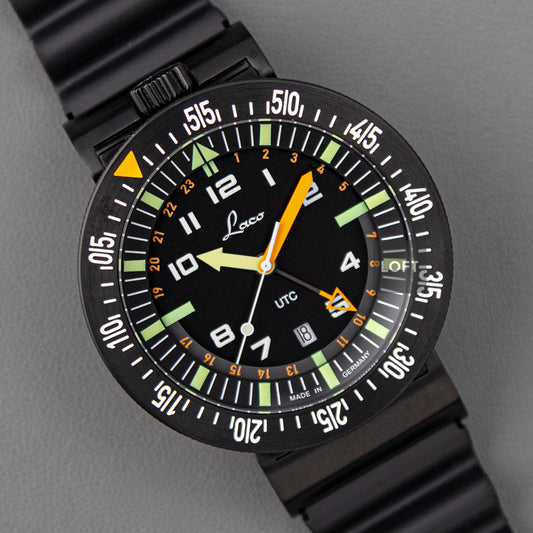 Laco Squad Atacama Quartz UTC Black PVD 46mm