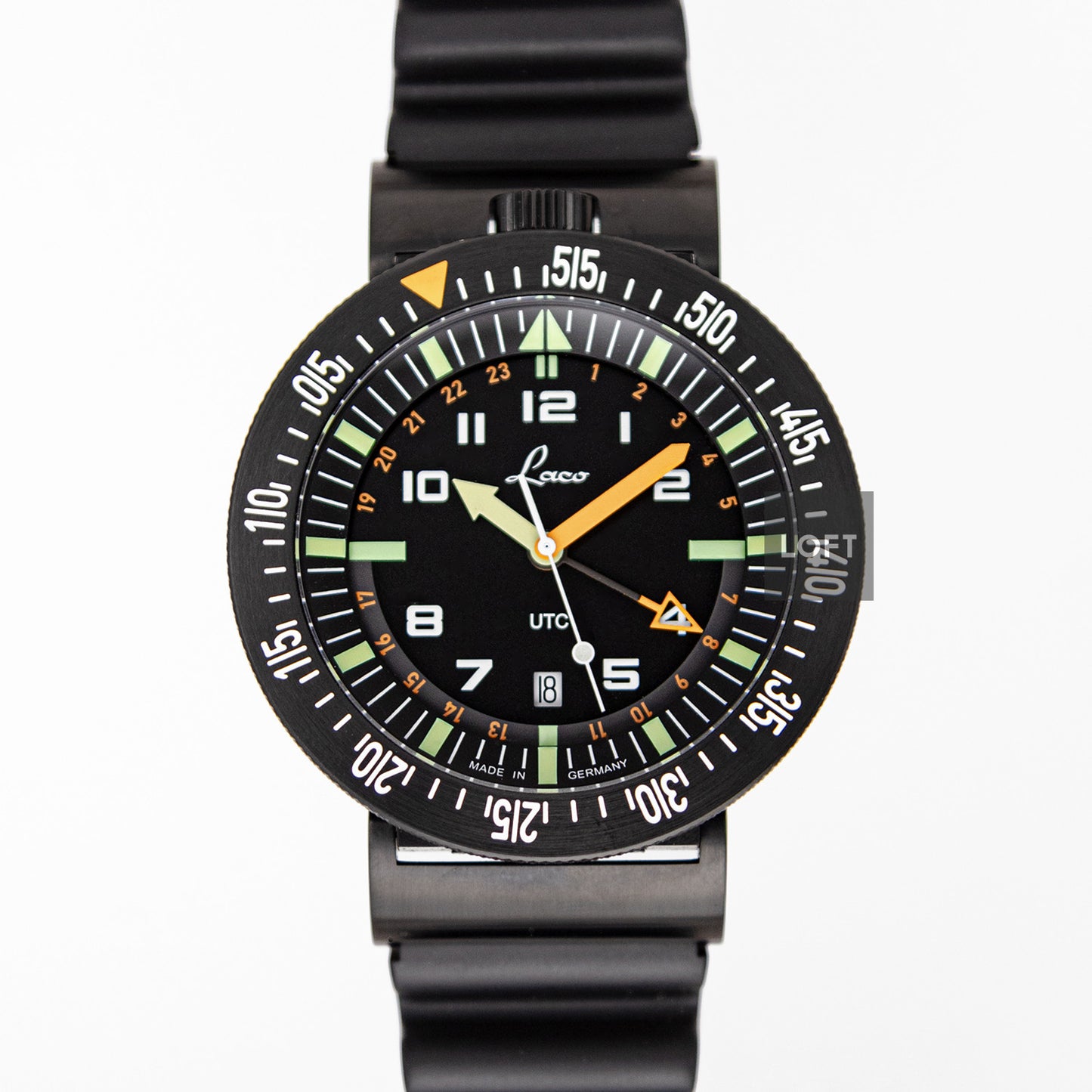 Laco Squad Atacama Quartz UTC Black PVD 46mm