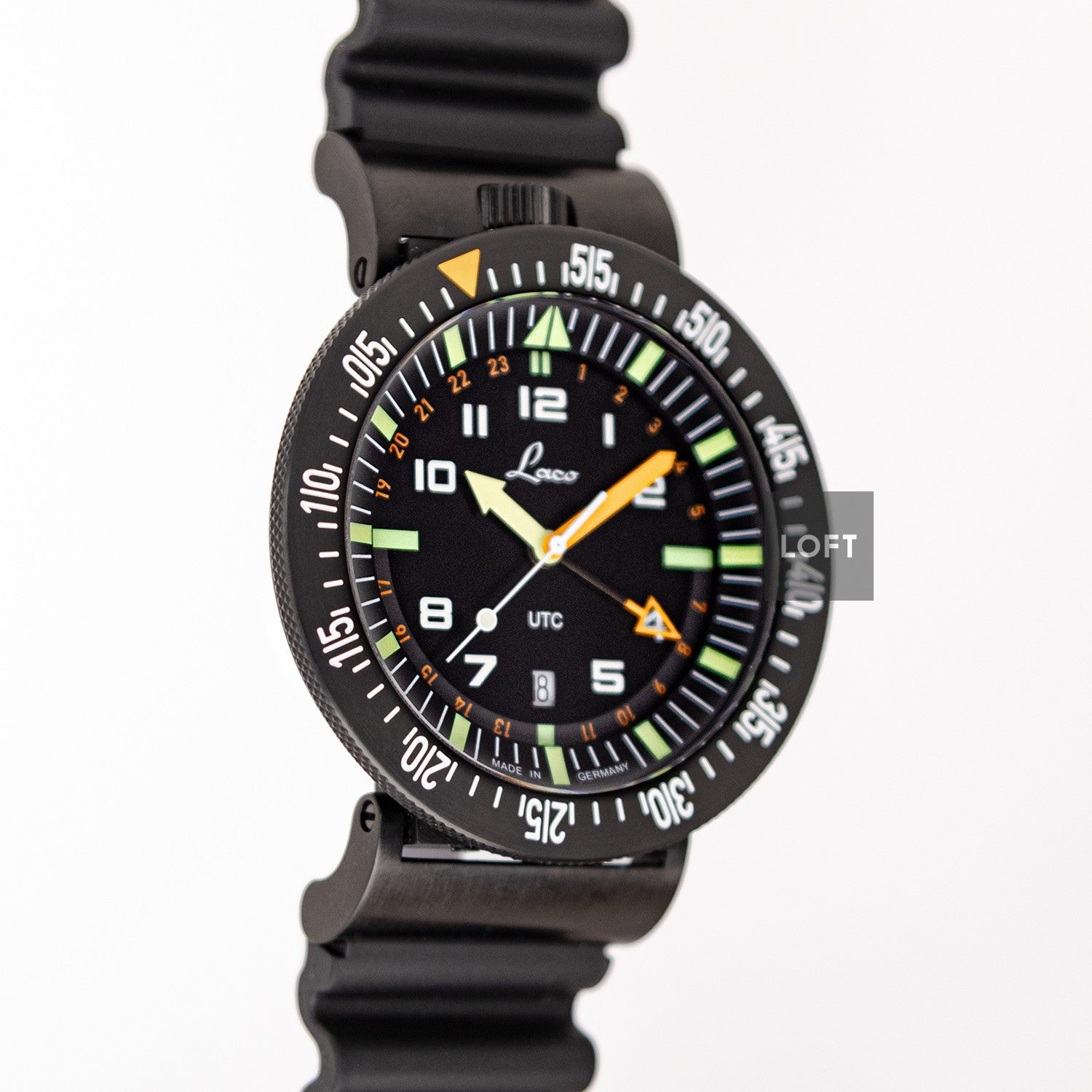 Laco Squad Atacama Quartz UTC Black PVD 46mm