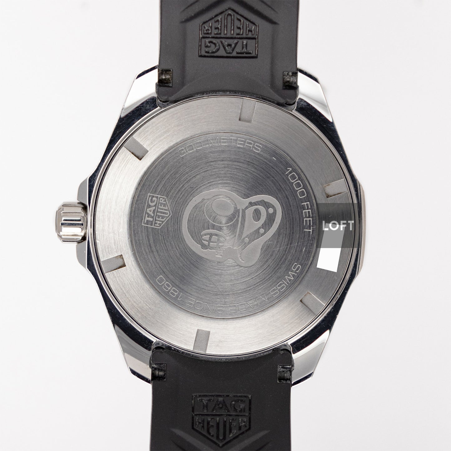 TAG Heuer Aquaracer Quartz Black Dial Rubber 43mm