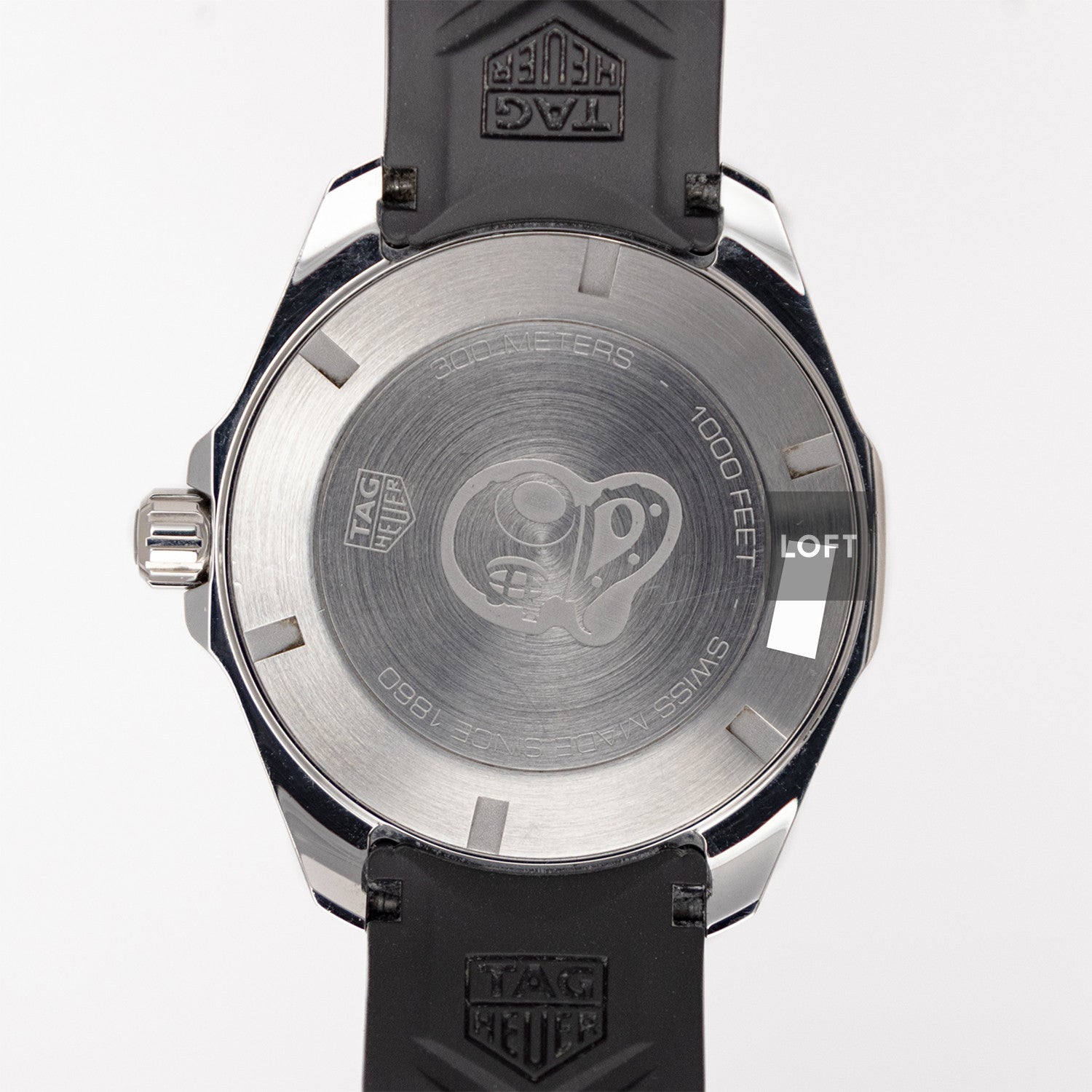 TAG Heuer Aquaracer Quartz Black Dial Rubber 43mm
