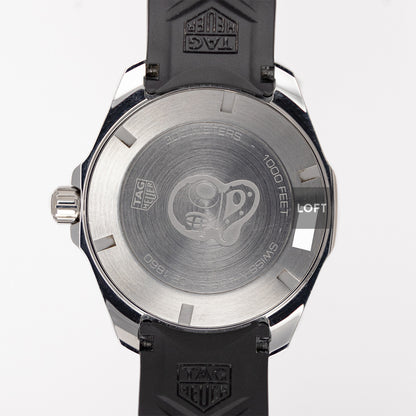 TAG Heuer Aquaracer Quartz Black Dial Rubber 43mm