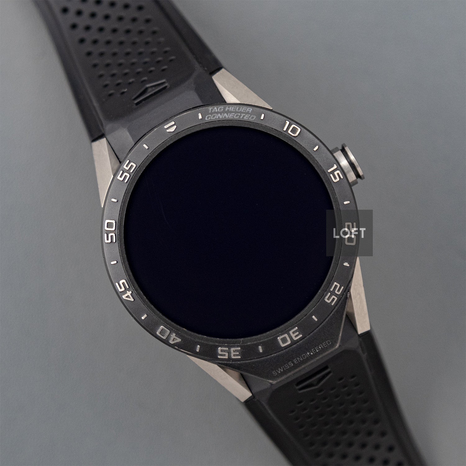 TAG Heuer Connected Calibre E4 Titanium Rubber Strap 45mm