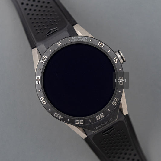 TAG Heuer Connected Calibre E4 Titanium Rubber Strap 45mm