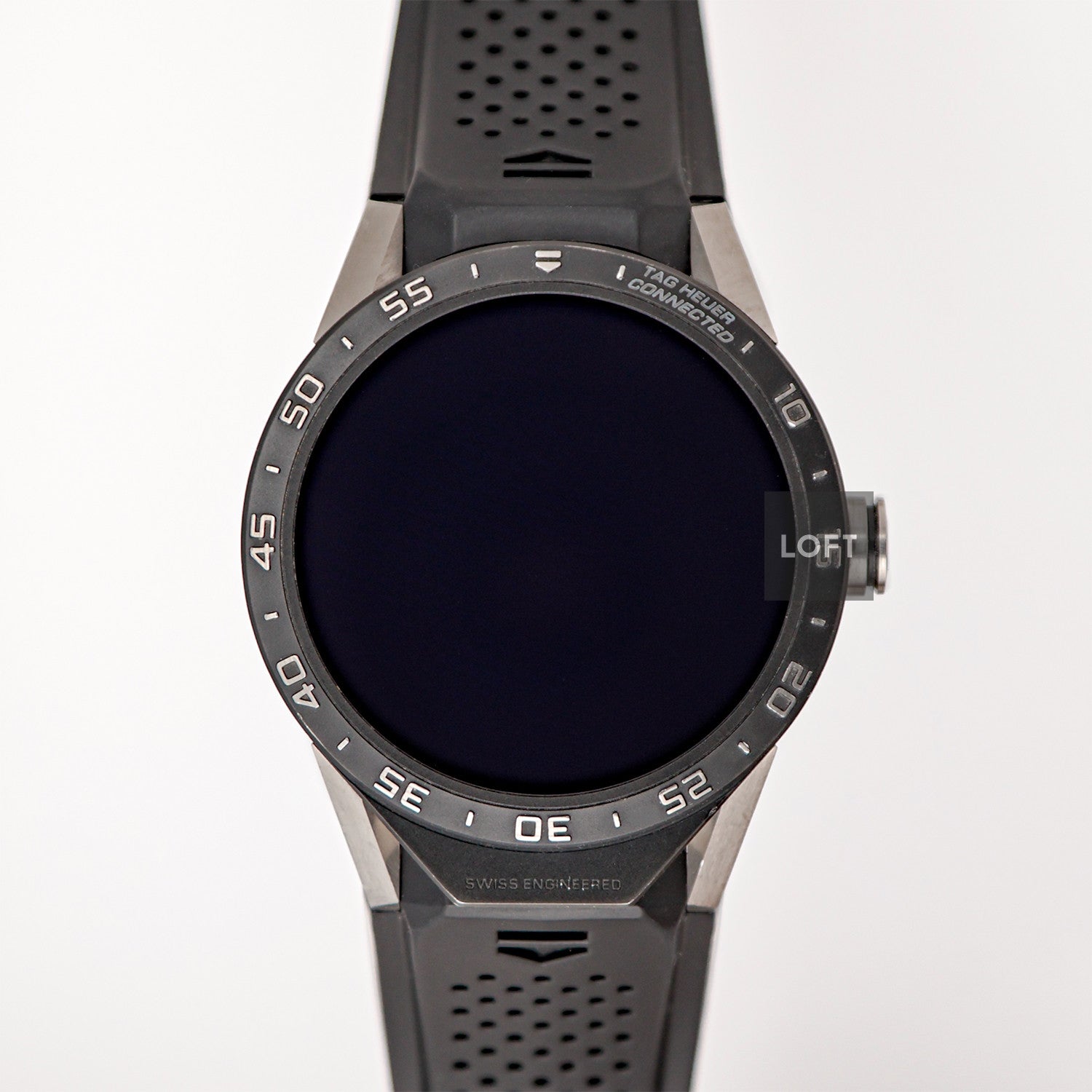 TAG Heuer Connected Calibre E4 Titanium Rubber Strap 45mm