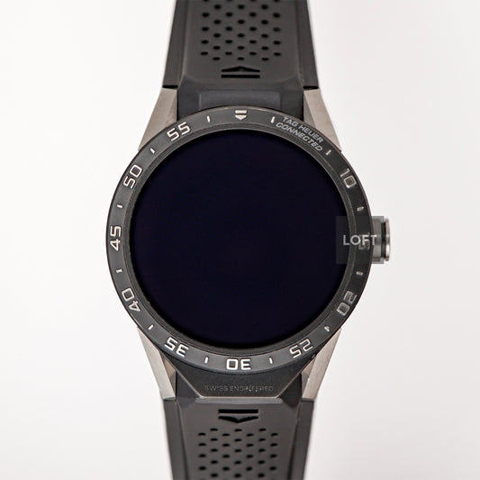 TAG Heuer Connected Calibre E4 Titanium Rubber Strap 45mm