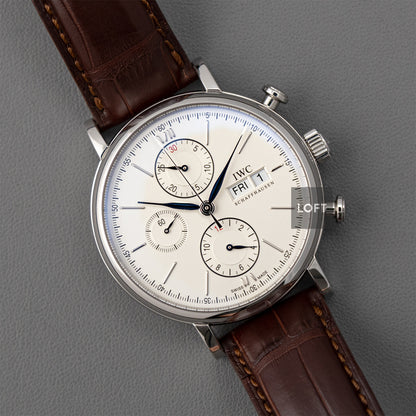 IWC Portofino Chronograph Automatic Silver Dial 42mm