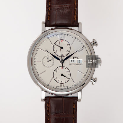 IWC Portofino Chronograph Automatic Silver Dial 42mm
