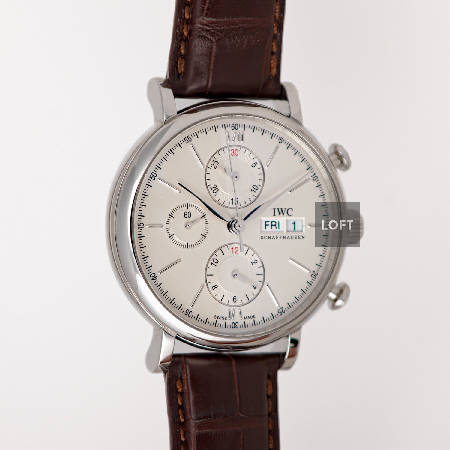IWC Portofino Chronograph Automatic Silver Dial 42mm