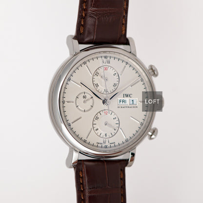 IWC Portofino Chronograph Automatic Silver Dial 42mm
