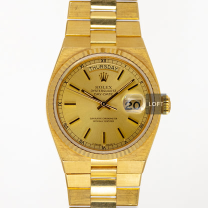 Rolex Oysterquartz Day-Date 19018 Yellow Gold 36mm