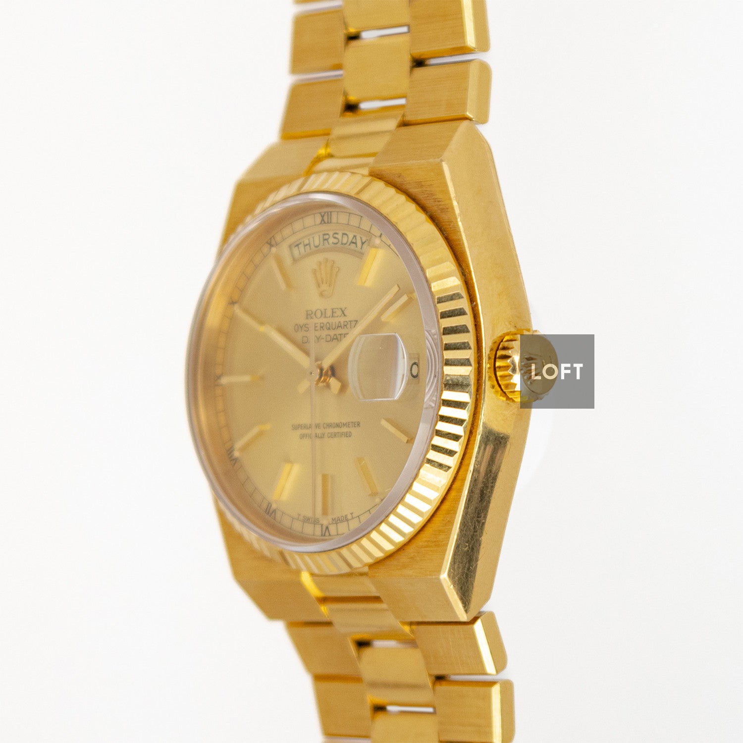 Rolex Oysterquartz Day-Date 19018 Yellow Gold 36mm