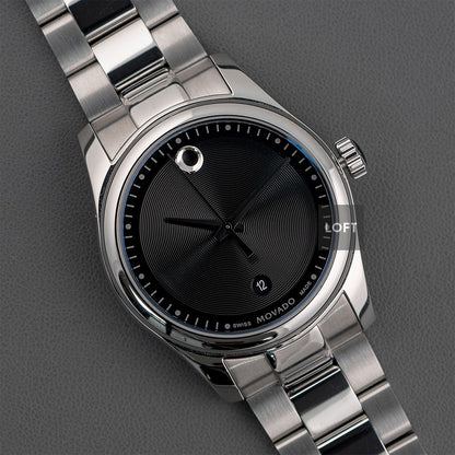 Movado Museum Sportivo Black Dial Quartz 40mm