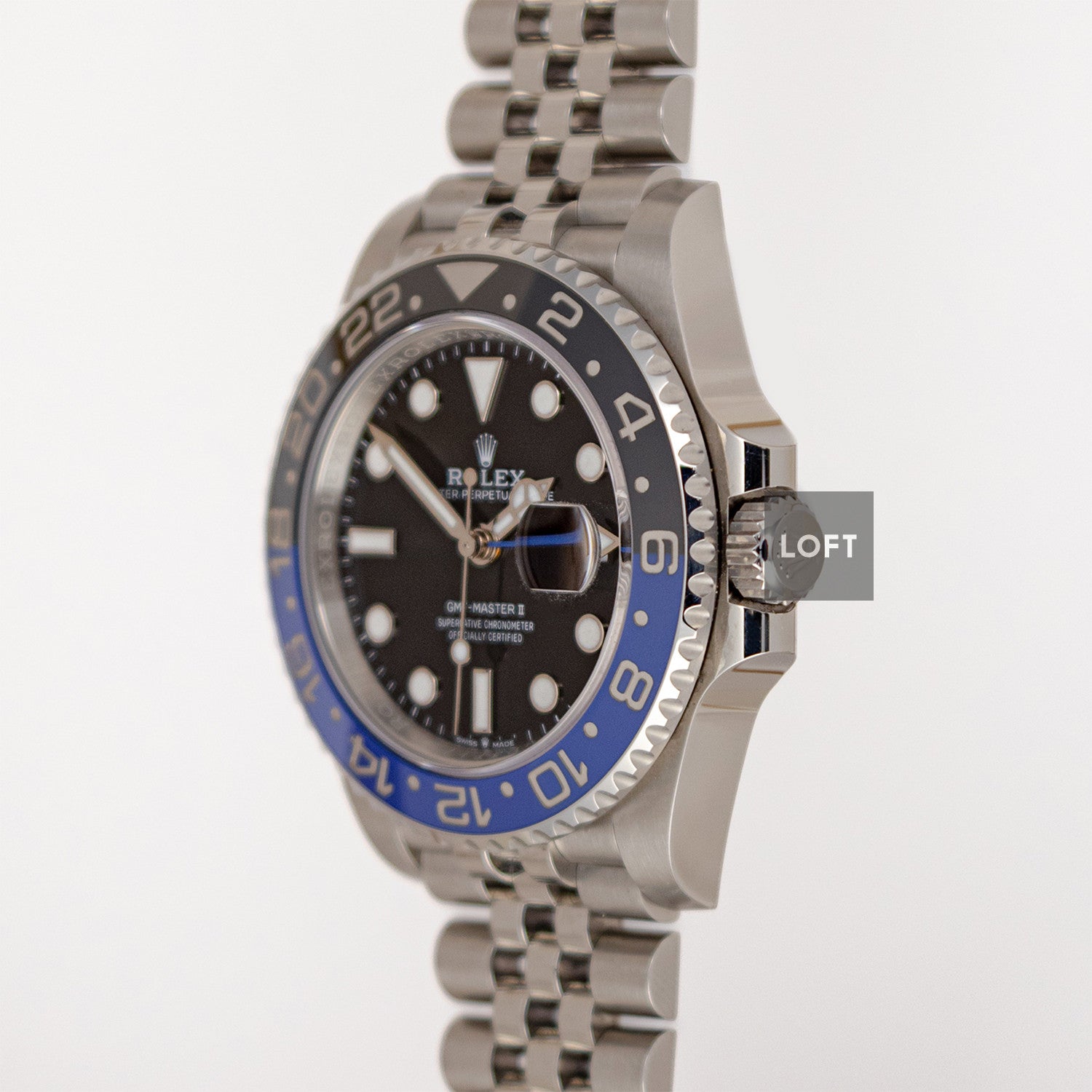 Rolex GMT-Master II 126710 Jubilee "Batman" 40mm