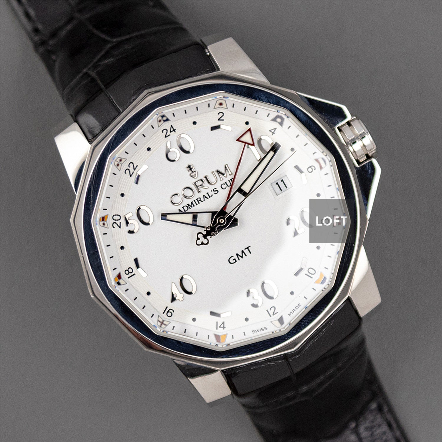Corum Admirals Cup GMT Automatic White 44mm