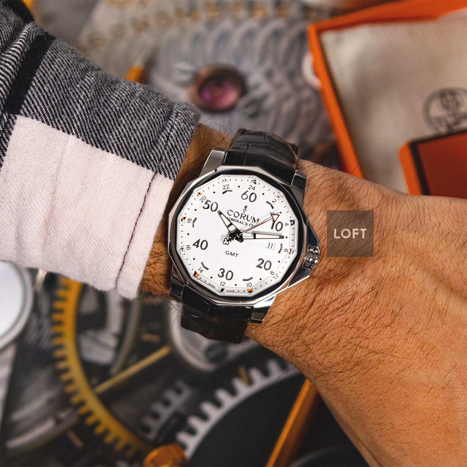 Corum Admirals Cup GMT Automatic White 44mm